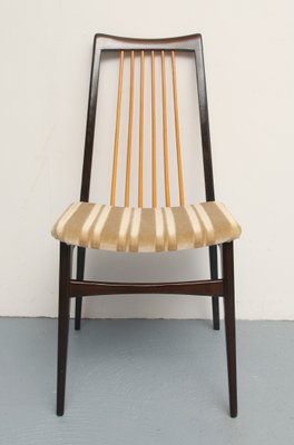 Gold Velour Chairs, 1950s, Set of 4-PF-1183316