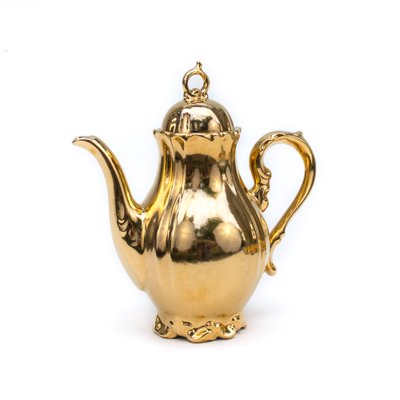 Golden 6-Person Tea Service, Set of 15-FSD-1311901