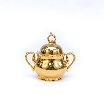 Golden 6-Person Tea Service, Set of 15-FSD-1311901