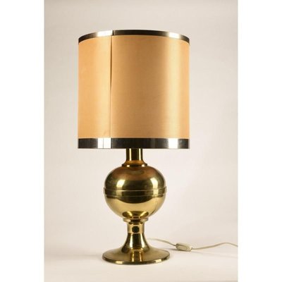 Golden Brass Lamp, 1980s-RAQ-774850