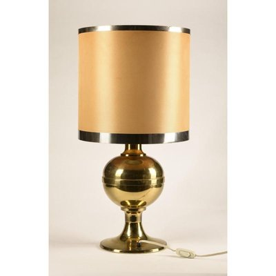 Golden Brass Lamp, 1980s-RAQ-774850