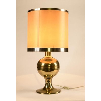 Golden Brass Lamp, 1980s-RAQ-774850