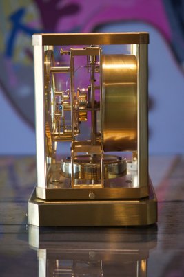 Golden Brass Türler Clock from Jaeger-LeCoultre-LA-1355082