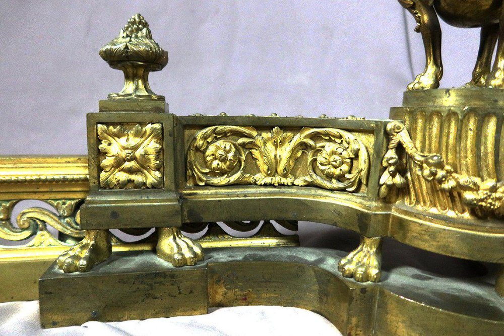 Golden Bronze Fireplace Front