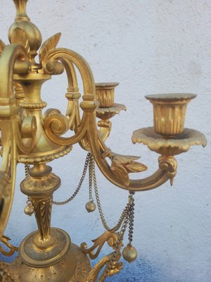 Golden Bronze Garnish, 1800s, Set of 3-SYQ-1767727