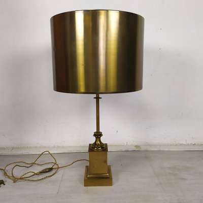 Golden Bronze Lamp by Maison Charles for Maison Charles, 1970s-EAD-1417557