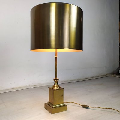 Golden Bronze Lamp by Maison Charles for Maison Charles, 1970s-EAD-1417557