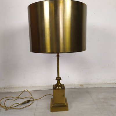 Golden Bronze Lamp by Maison Charles for Maison Charles, 1970s-EAD-1417557