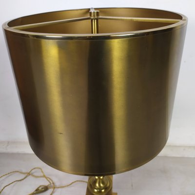 Golden Bronze Lamp by Maison Charles for Maison Charles, 1970s-EAD-1417557