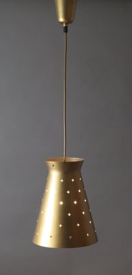 Golden Diabalo Hanging Lamp by Egon Hillebrand for Hillebrand Lighting, 1950s-ESB-1800468