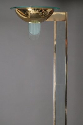 Golden Floor Lamp Gold Plated, Italy, 1980s-ESB-1729588