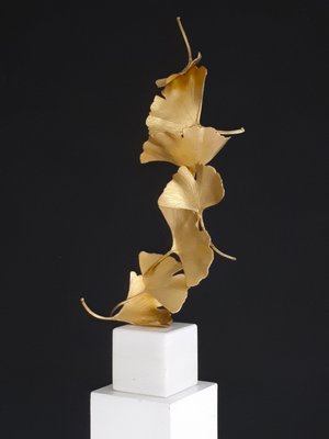 Golden Gingko 6 Leaves by Kuno Vollet-MDB-1803612