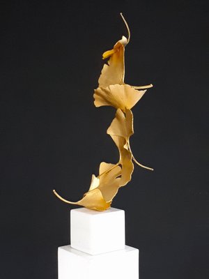 Golden Gingko 6 Leaves by Kuno Vollet-MDB-1803612