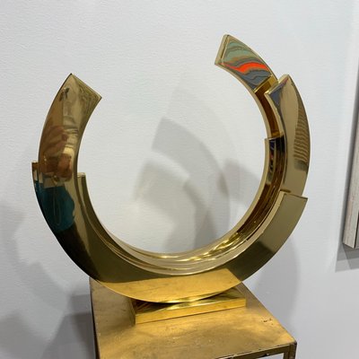 Golden Orbit Sculpture by Kuno Vollet-MDB-1803662