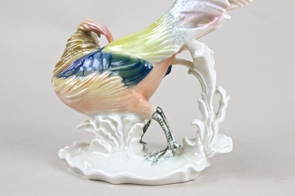 Golden Pheasant Porcelain Figurine by F. Karl Ens, Germany, 1920s-TQA-1426038