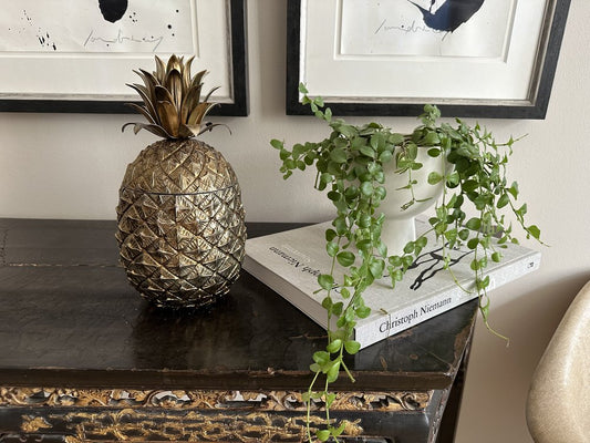 Golden Pineapple Ice Bucket by Mauro Manetti, Florence, Italy, 1970s