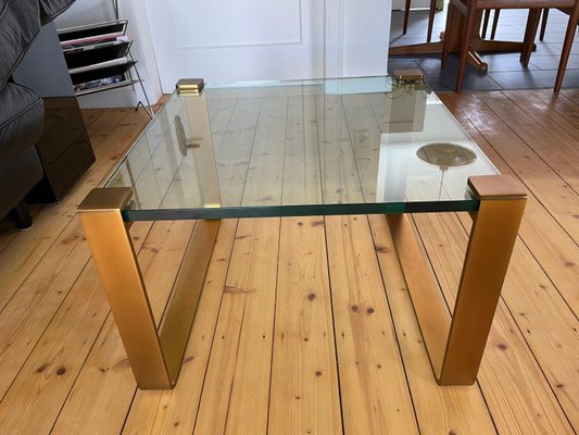 Golden Side Table by Ronald Schmitt, 1970s-WSA-965384