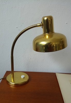 Golden Table / Desk Lamp by Joseph Brumberg, Sundern, 1960s-GJF-1754553