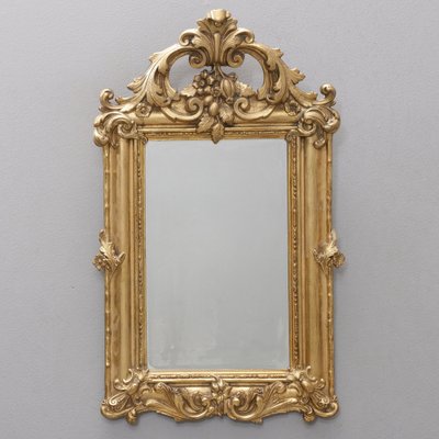 Golden Wooden Mirror, Denmark-HJY-1756766