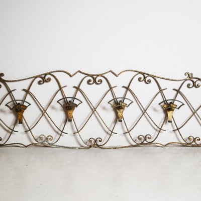 Golden Wrought Iron Hangers by Pier Luigi Colli, 1950s-JQO-1348914