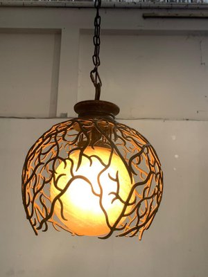 Golden Wrought Iron Pendant from Lam Lee Group, 1990-IJR-1109513