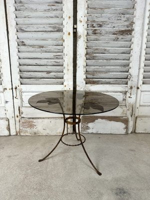 Goldly Metal Side Table, 1970s-AXR-1720575