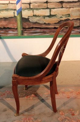 Gondola Chairs in Mahogany, , Set of 6-RVK-1111655