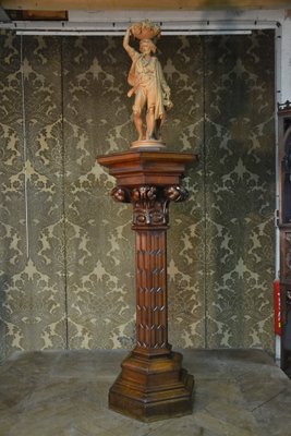 Gothic Style Column, 1890s-AXR-1736954