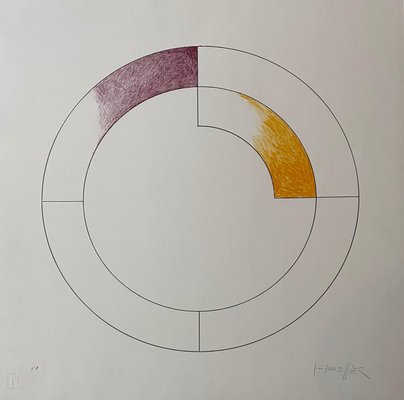 Gottfried Honegger Composition 3 (purple and yellow) 2015 2020-ICD-826972