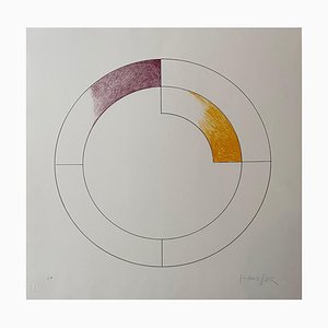 Gottfried Honegger Composition 3 (purple and yellow) 2015 2020-ICD-826972