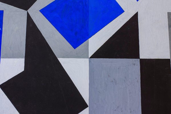 Gouache Painting Blue by Tore Nyberg, 1955-KO-635243