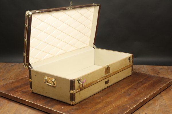 Goyard Cabin Trunk or Coffee Table in Plain Canvas-EMZ-1220373