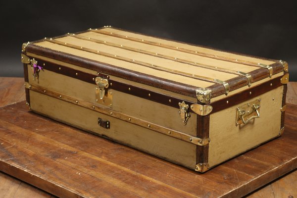 Goyard Cabin Trunk or Coffee Table in Plain Canvas-EMZ-1220373