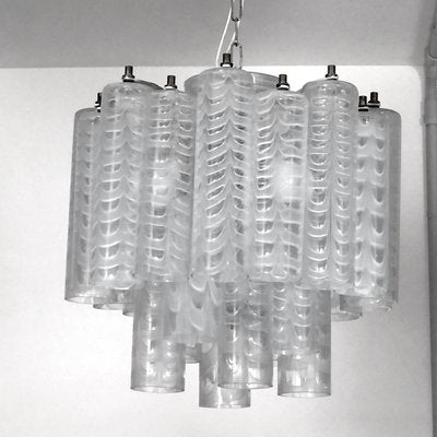 Graffito Murano Glass Chandelier by Ercole Barovier for Barovier & Toso, Italy, 1960s-OT-1005362