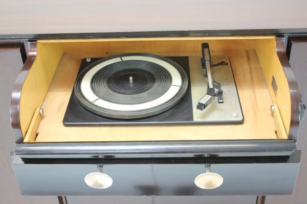 Gramophone Cabinet by Jindřich Halabala, 1950s-TZ-1355421