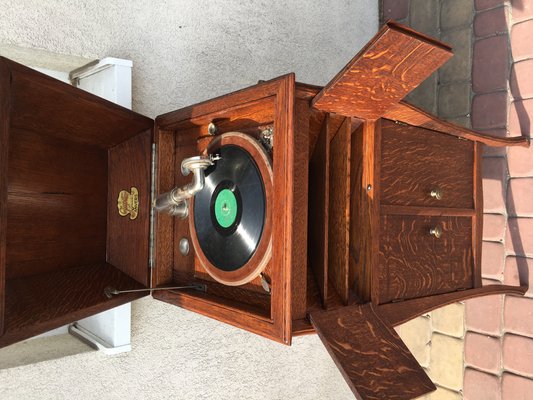 Gramophone in a Cabinet from Jupiter Mark Bevete, 1920s-WQQ-618556