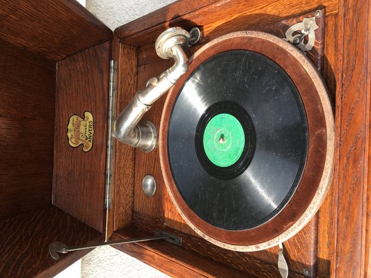 Gramophone in a Cabinet from Jupiter Mark Bevete, 1920s-WQQ-618556