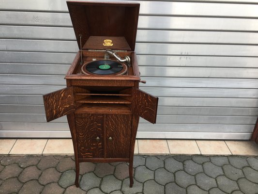 Gramophone in a Cabinet from Jupiter Mark Bevete, 1920s-WQQ-618556