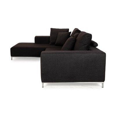 Granada Fabric Corner Sofa in Black from Whos Perfect-RQW-2021991