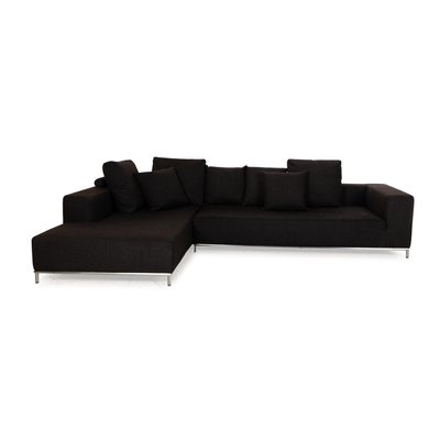 Granada Fabric Corner Sofa in Black from Whos Perfect-RQW-2021991