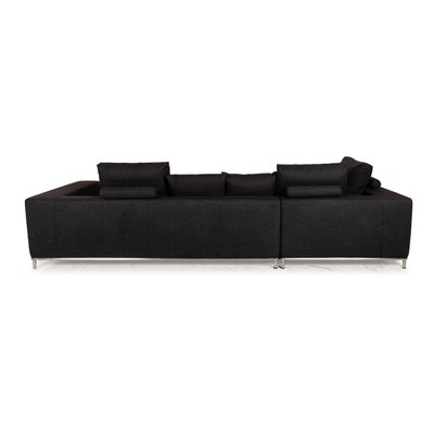 Granada Fabric Corner Sofa in Black from Whos Perfect-RQW-2021991