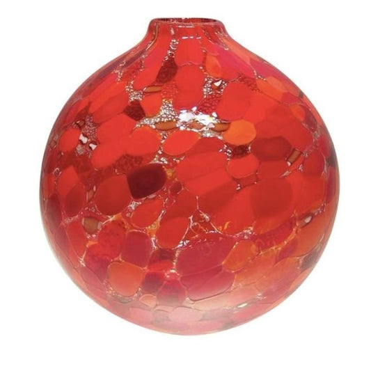 Grand Canal Red Vase from Murano Glam