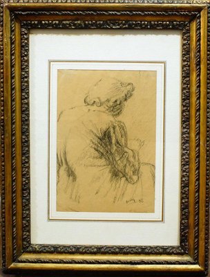 Grandmother - Original Pencil Drawing by Giuseppe Mazzullo - 1933 1933-ZCI-760501