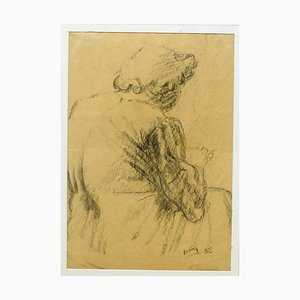 Grandmother - Original Pencil Drawing by Giuseppe Mazzullo - 1933 1933-ZCI-760501