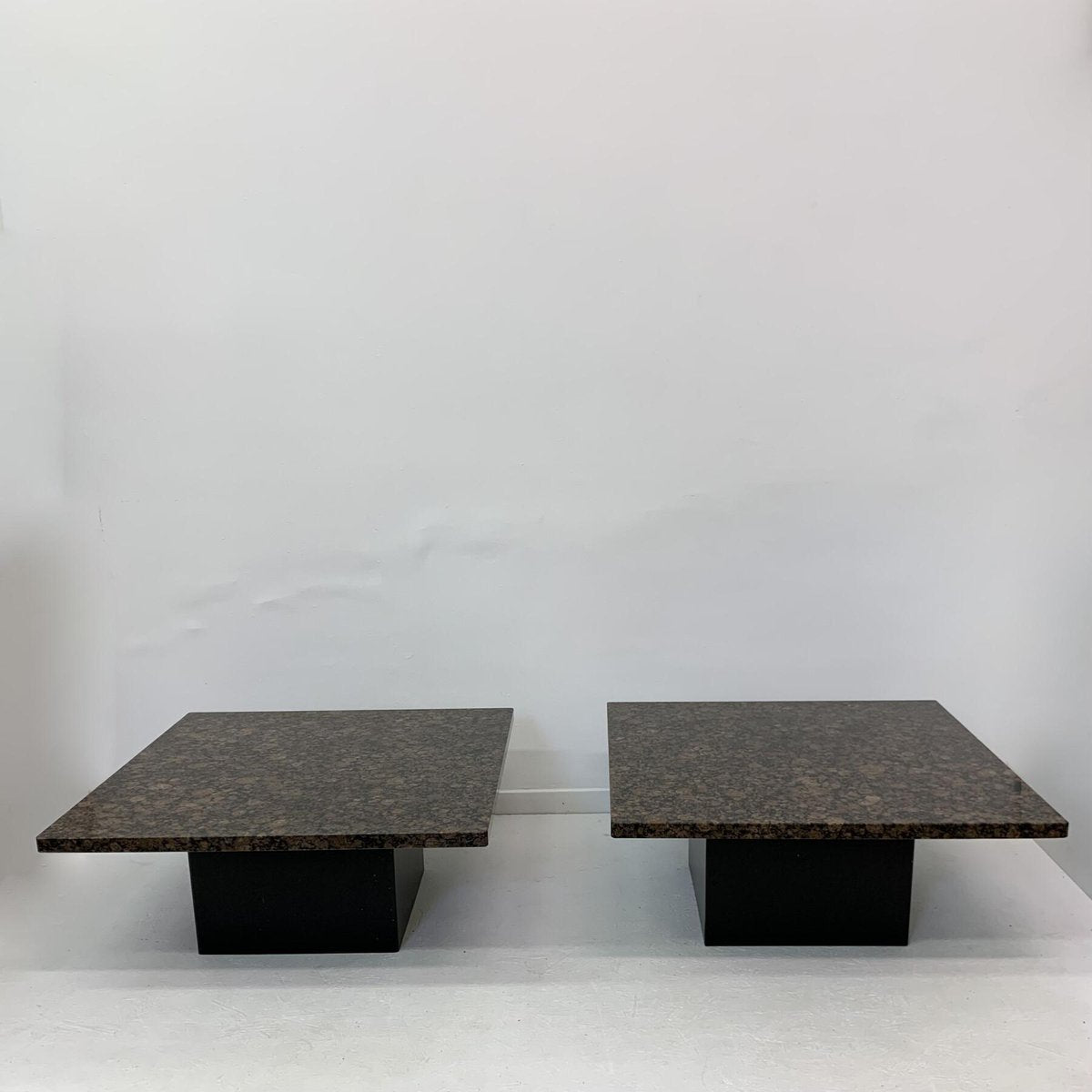 Granite Coffee / Side Tables, 1980s, Set of 2