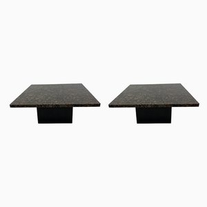 Granite Coffee / Side Tables, 1980s, Set of 2-BGP-991928