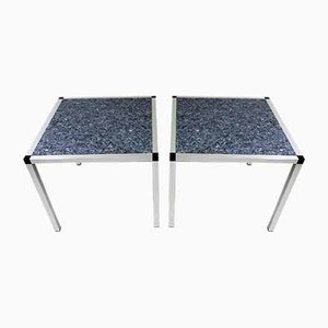 Granite Side Tables, 1980s, Set of 2-TU-833470