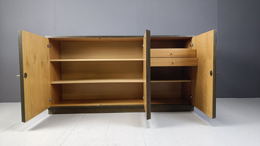 Graphical Brutalist Credenza, 1970s