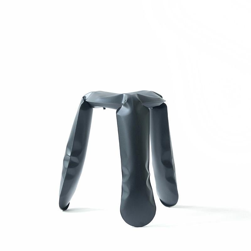 Graphite Aluminum Standard Plop Stool by Zieta