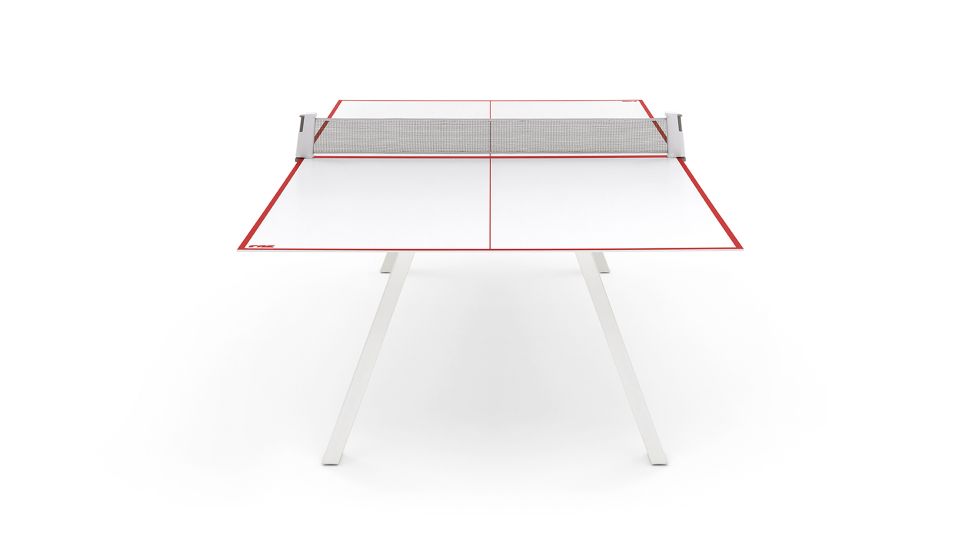 GRASSHOPPER OUTDOOR - Rectangular Ping pong table by Fas Pendezza